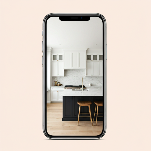 Vertical 9:16 real estate video on a phone for Instagram